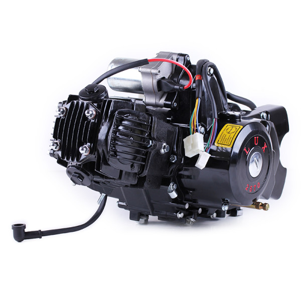Двигатель 110CC - Дельта/Альфа/Актив, механика + эл.стартер + карбюратор, BLACK - TATA LUX