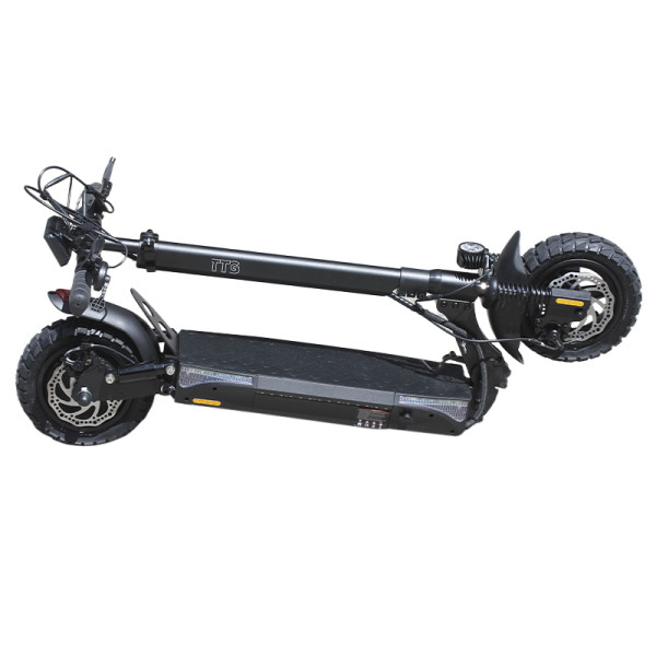 Электросамокат (черный) + блютуз T4 500w 48V 10AH - TTG