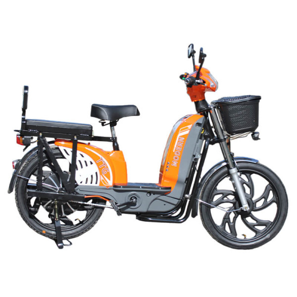 Электровелосипед Modern 800W, оранжевый - TTG