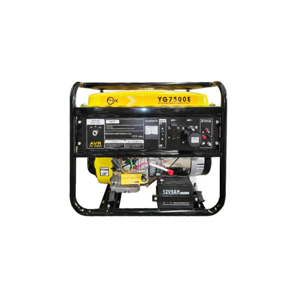 Генератор бензин YG7500 (6KW) с электростартером - YBX