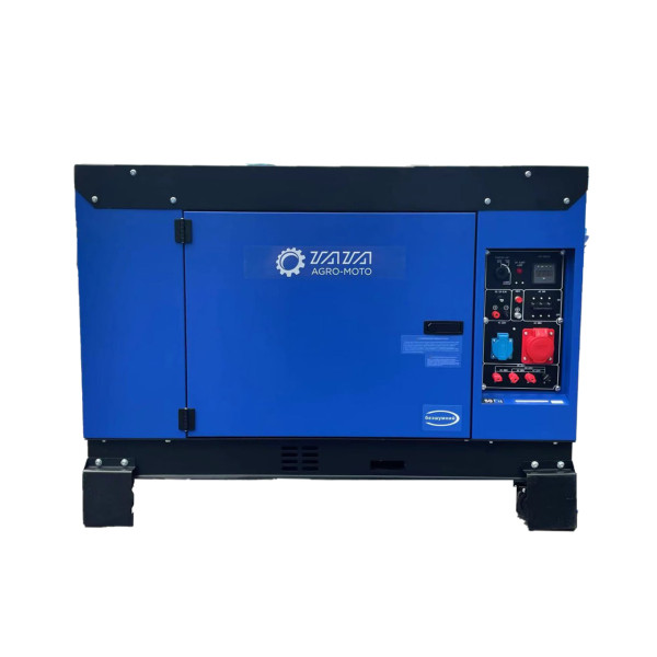 Генератор дизель JM18000TD 15KW (однофазный/трехфазный+свеча накала) бесшумный ТАТА