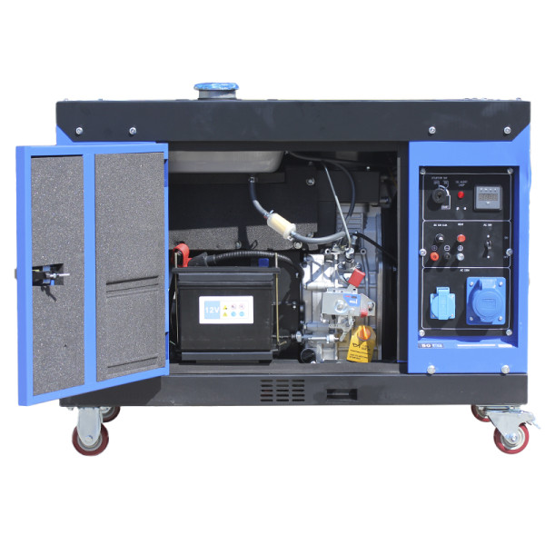 Генератор дизель JM8000TD 5.0/5.5KW (однофазний+свічка розжарення) безшумний ТАТА