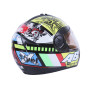 Шолом MD-800 чорний із кольоровою графікою А6 size M - VIRTUE