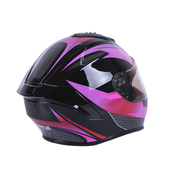 Шолом MD-813 чорний з бузковим size S - VIRTUE