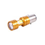 Лампа фари діодна 2 кристали лінза Н6 BA20D 12V 35/35W - LED - АМ