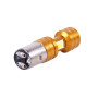 Лампа фари діодна 2 кристали лінза Н6 BA20D 12V 35/35W - LED - АМ