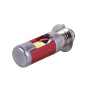Лампа фары диодная 2 кристалла 1 усик П15Д-25-1 12В 35/35W - LED - АМ