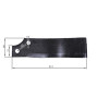 Нож фрезы правый 1GLN125/140 720gr 60*215 мм Mototraktor